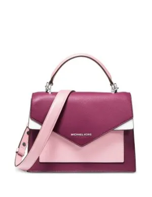 Michael Michael Kors Ludlow Colorblocked Leather Satchel Michael Kors Bags