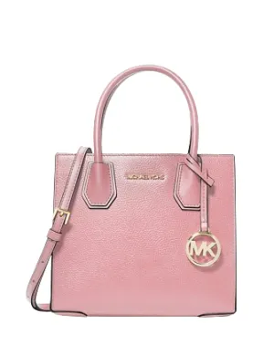 Michael Michael Kors Mercer Medium Pebbled Leather Crossbody Bag Michael Kors Bags