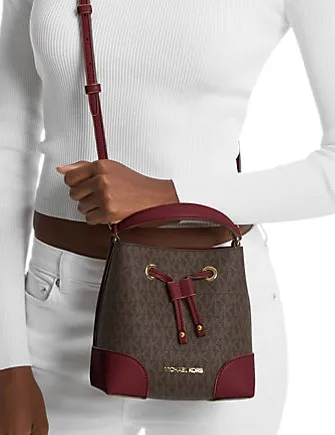 Michael Michael Kors Mercer Small Logo Bucket Bag Michael Kors Bags