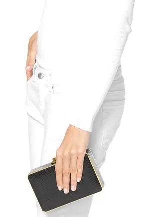 Michael Michael Kors Pearl Medium Box Clutch Michael Kors Bags