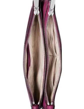 Michael Michael Kors Pebble Leather Double Pouch Crossbody Michael Kors Bags