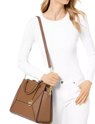 Michael Michael Kors Prism Saffiano Leather Satchel Michael Kors Bags