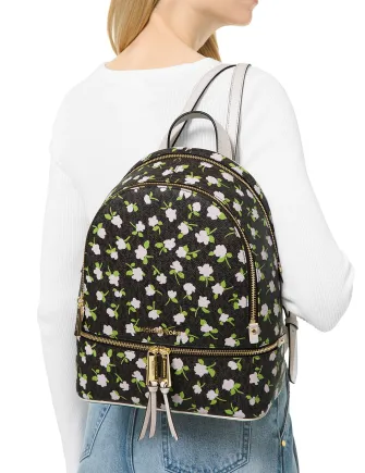 Michael Michael Kors Rhea Signature Zip Backpack Michael Kors Bags