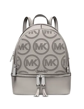 Michael Michael Kors Rhea Zip Small Leather Backpack Michael Kors Bags