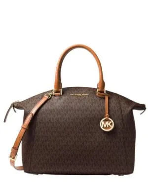 Michael Michael Kors Riley Signature Large Satchel Michael Kors Bags