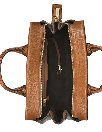 Michael Michael Kors Rollins Large Python Embossed Satchel Michael Kors Bags