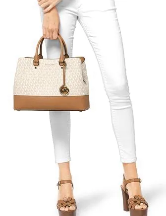 Michael Michael Kors Savannah Signature Satchel Michael Kors Bags