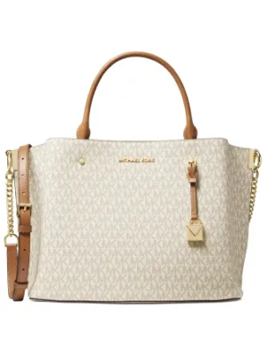 Michael Michael Kors Signature Print Arielle Satchel Michael Kors Bags