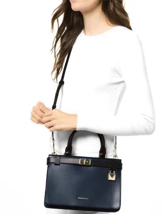 Michael Michael Kors Tatiana Small Leather Satchel Michael Kors Bags