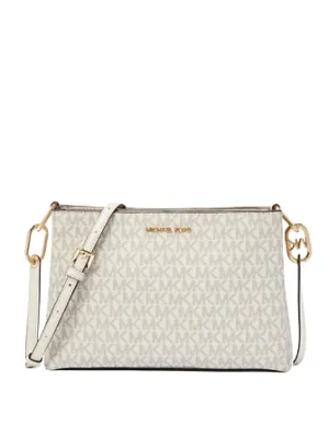 Michael Michael Kors Trisha Medium Logo Crossbody Bag Michael Kors Bags