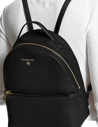 Michael Michael Kors Valerie Medium Pebbled Leather Backpack Michael Kors Bags