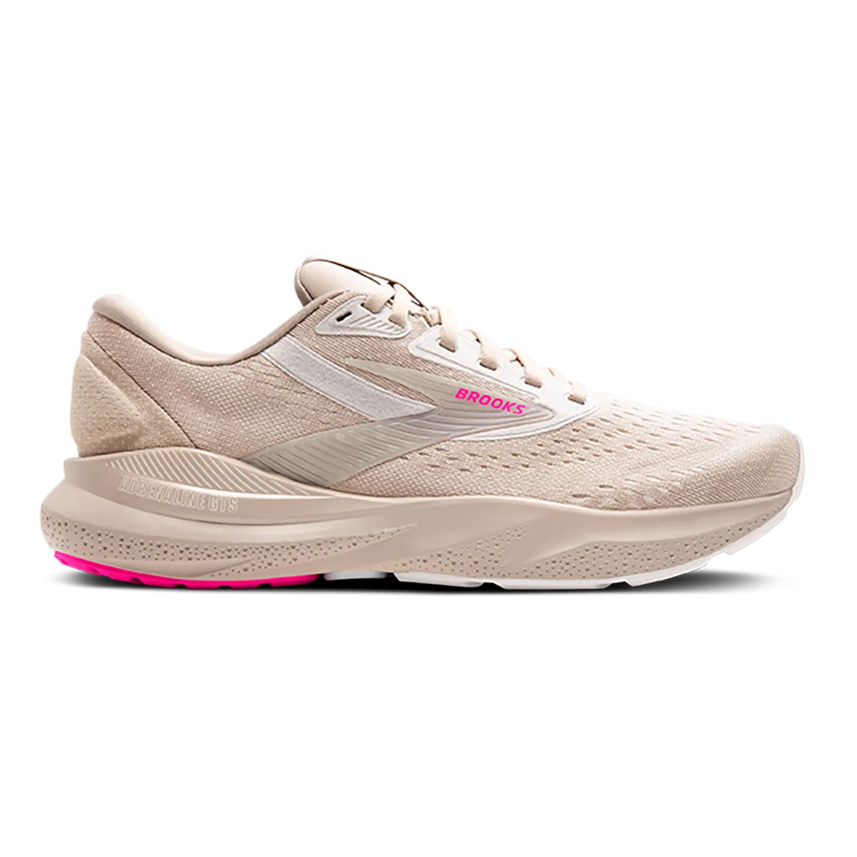 Brooks Adrenaline GTS 24 Chateau Grey - Coconut - Pink Bright Extraordinary