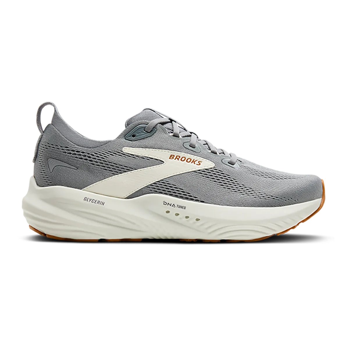 Brooks Glycerin 22 Primer Gray - Gray - Honey Ginger Prestigious Cultured
