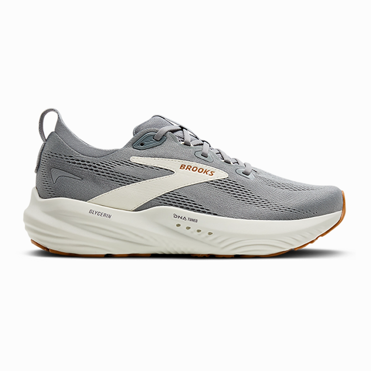 Brooks Glycerin 22 Primer Gray - Gray - Honey Ginger Avant-garde Gentle