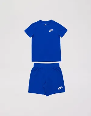 Minimalist fashion Nike Club Shorts Set Pre-School Everyday wear