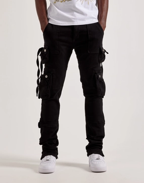MNML Cargo Straight Denim Jeans Bohemian style items Fashion trends by region