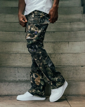 MNML Contrast Bootcut Cargo Pants Smart fashion (wearables) Recycled fashion materials
