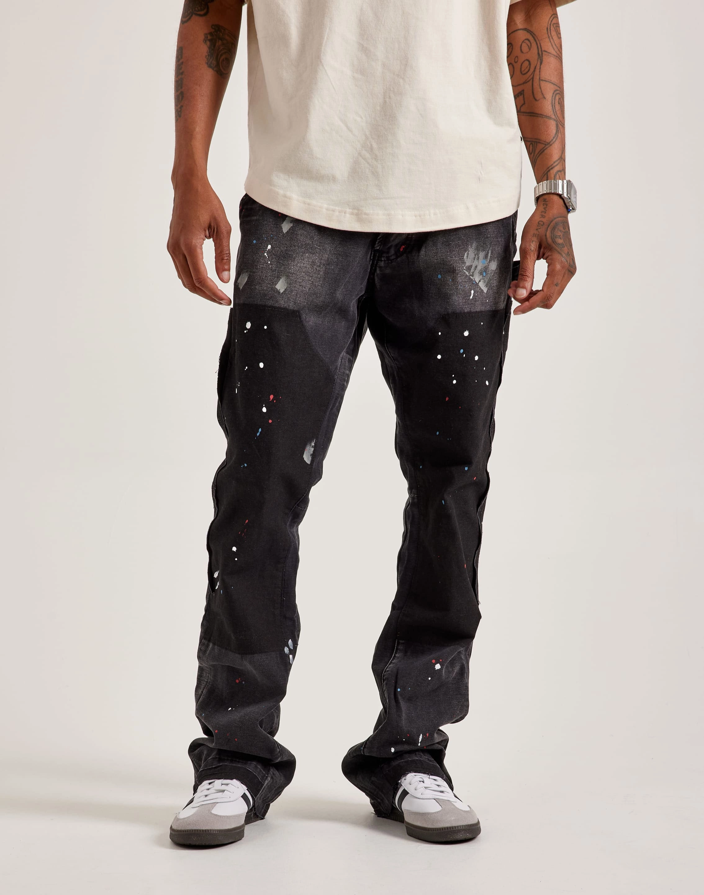 MNML Flare Denim Jeans Seasonal wear Nautical - themed fashion
