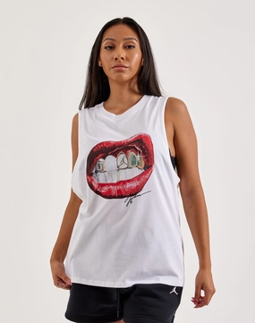 Modern fashion Jordan Flight Sleeveless Tee Upcycled fashion