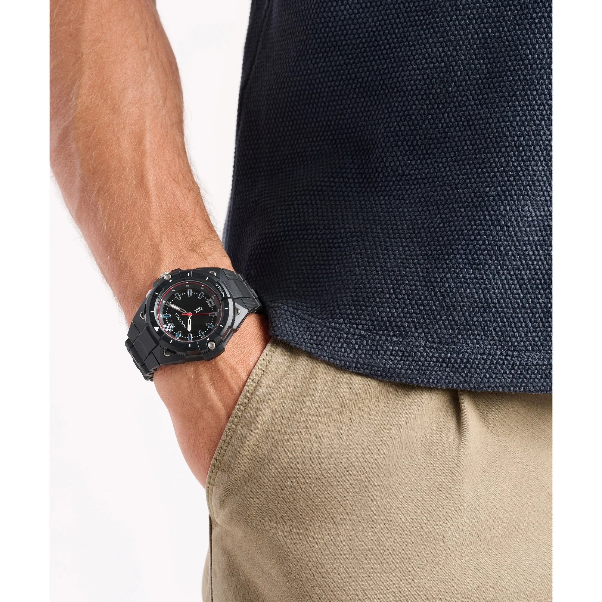 Nautica Mens Coronado Bay 3-Hand Watch Nautica Clothing