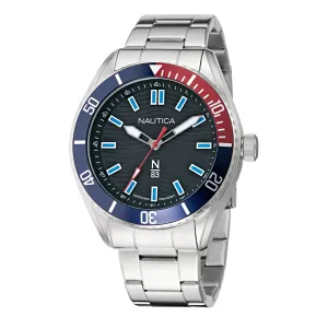 Nautica Mens Finn World Stainless Steel Watch Nautica Clothing