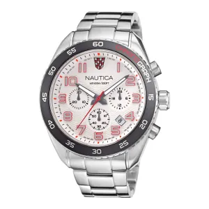 Nautica Men's Key Biscane Stainless Steel Chronograph Watch Multi Nautica