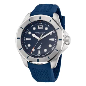 Nautica Men's Koh May Bay Silicone 3-Hand Watch Multi Nautica