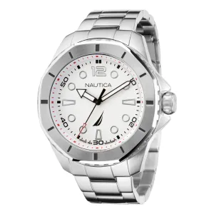 Nautica Men's Koh May Bay Stainless Steel 3-Hand Watch Multi Nautica
