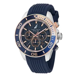 Nautica Men's Nautica One Silicone Chronograph Watch Multi Nautica