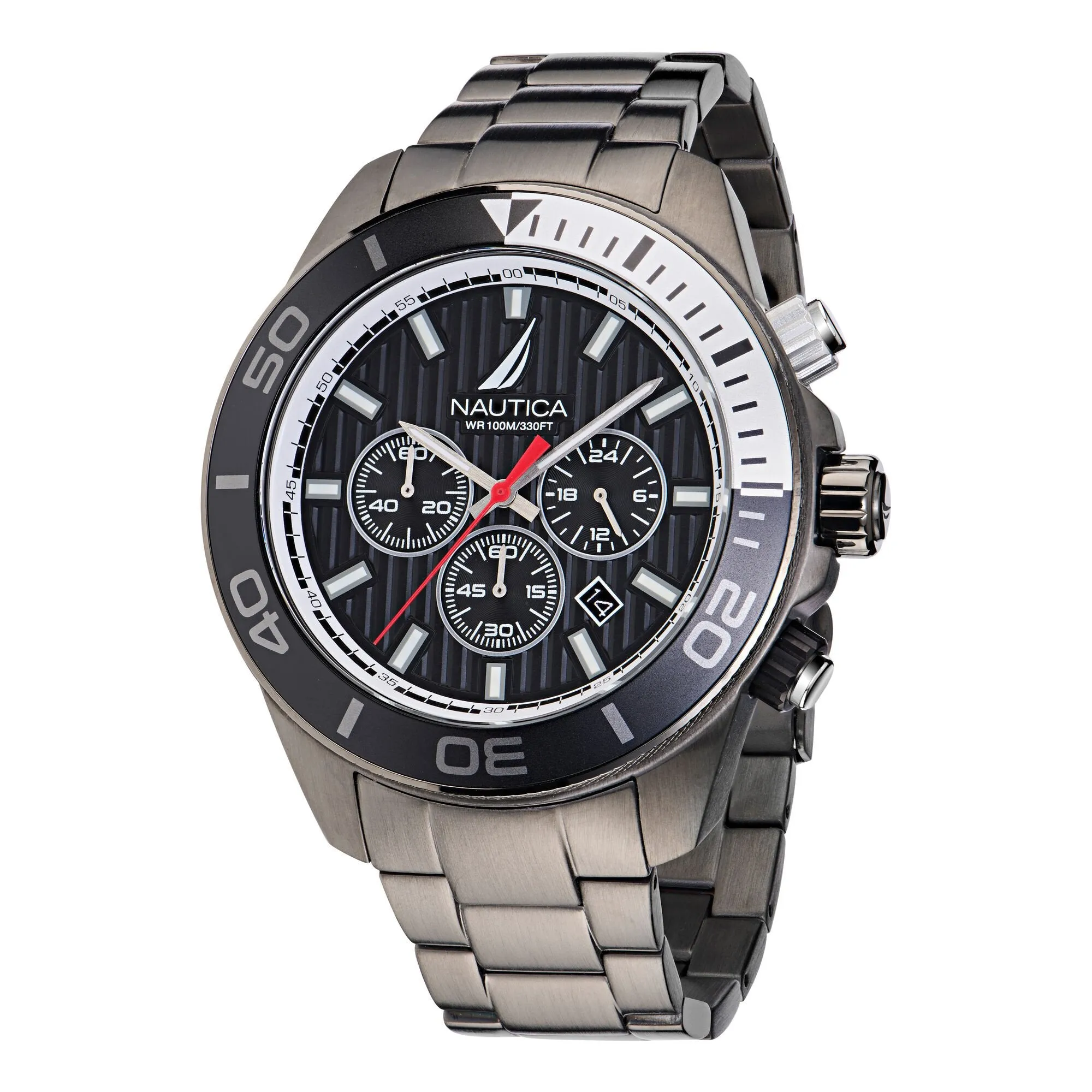 Nautica Men's Nautica One Stainless Steel Chronograph Watch Multi Nautica