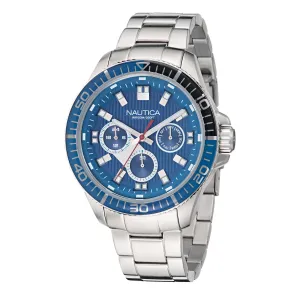 Nautica Mens Nct Windrose Stainless Steel Watch Nautica Clothing