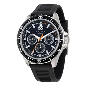 Nautica Mens Nct Windrose Wheat Fiber Strap 3-Hand Watch Nautica Clothing
