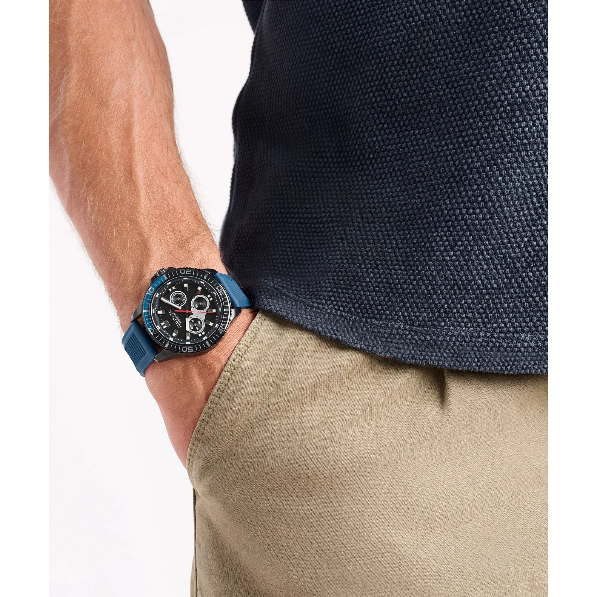 Nautica Mens Nct Windrose Wheat Fiber Watch Box Set Nautica Clothing