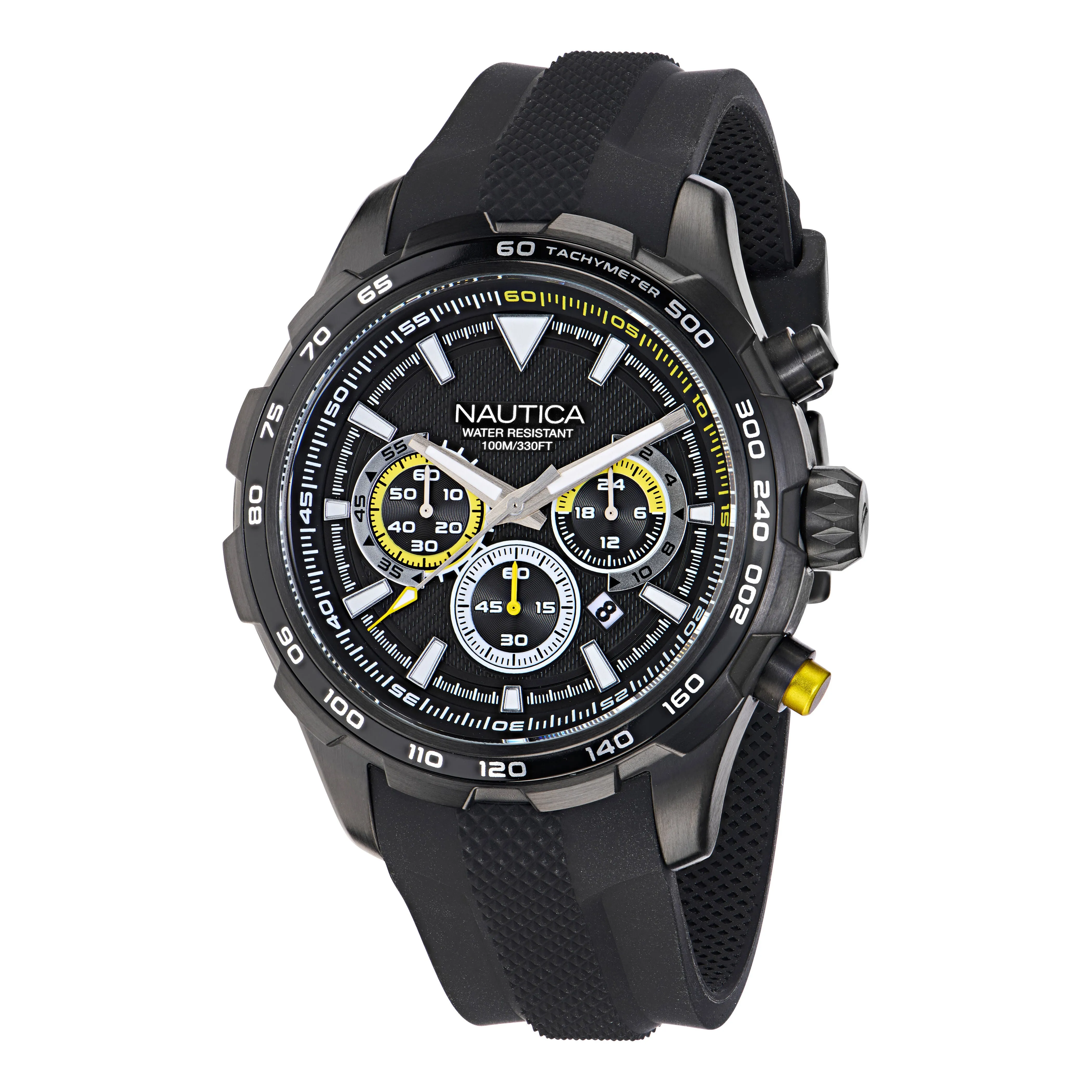 Nautica Mens Nst Silicone Chronograph Watch Nautica Clothing