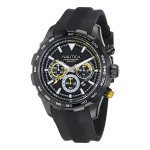 Nautica Mens Nst Silicone Chronograph Watch Nautica Clothing