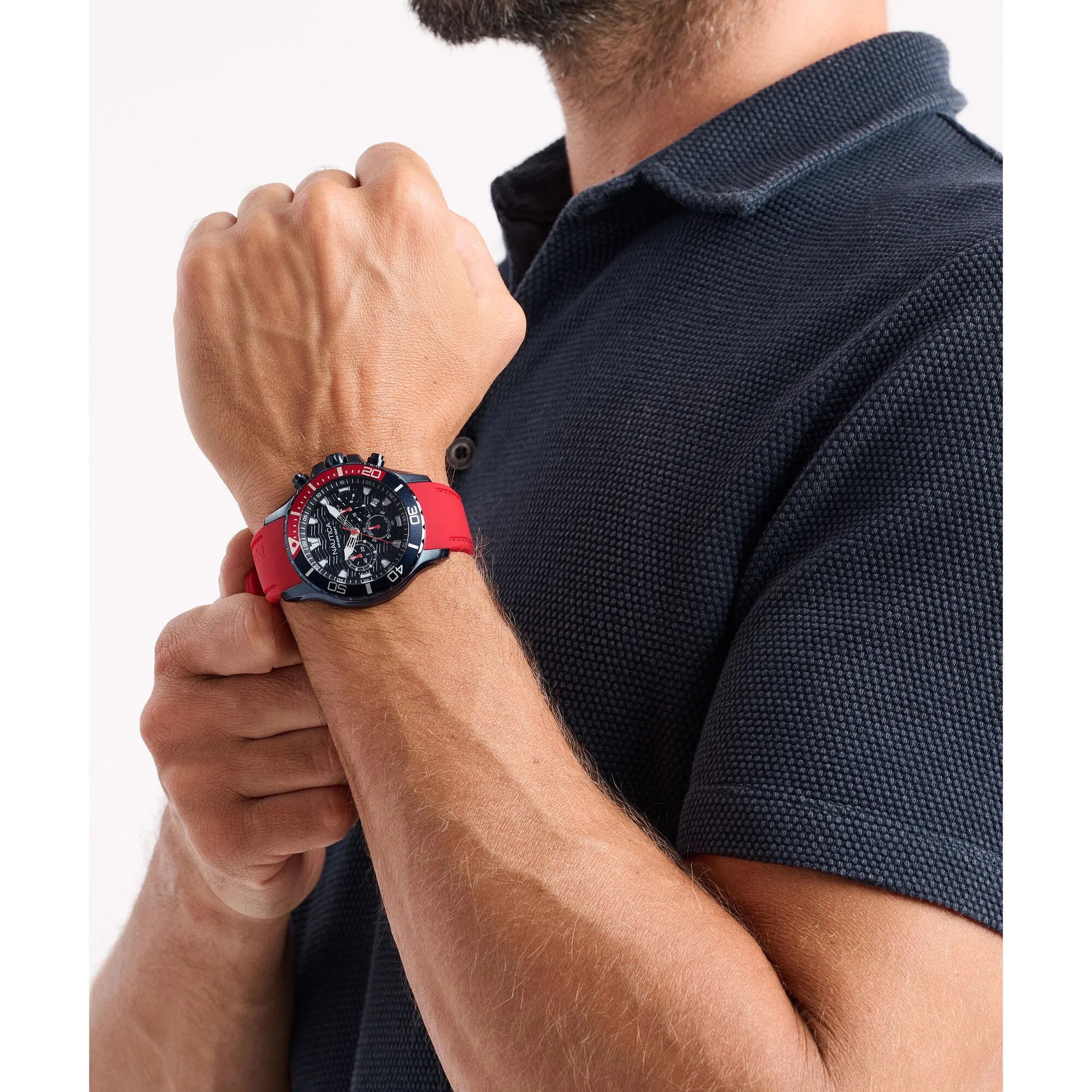 Nautica Mens Nst Silicone Watch Box Set Nautica Clothing