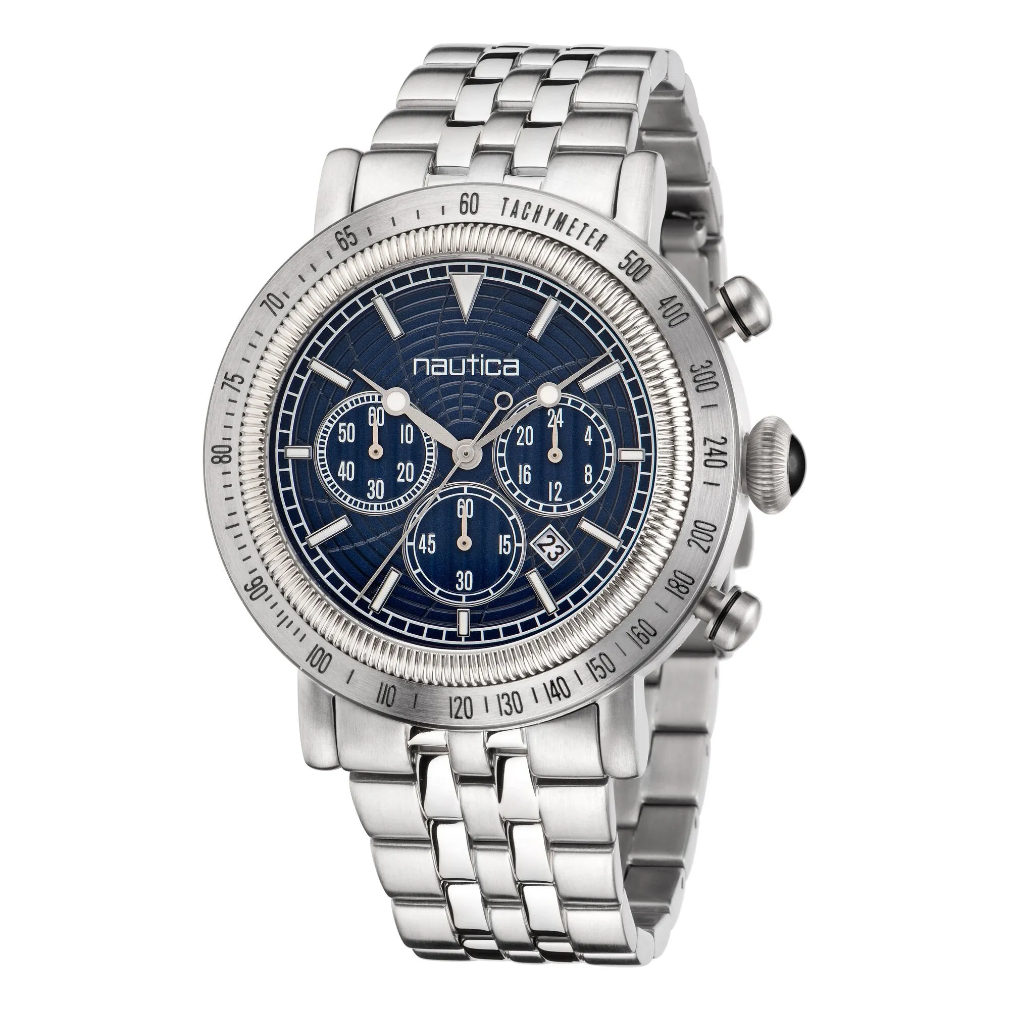 Nautica Men's Spettacolare Reissue Stainless Steel Chronograph Watch Multi Nautica