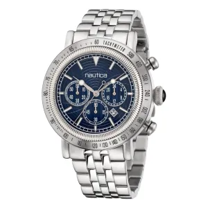 Nautica Men's Spettacolare Reissue Stainless Steel Chronograph Watch Multi Nautica