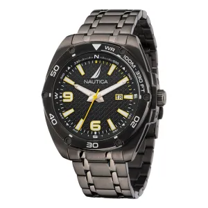 Nautica Men's Tin Can Bay Stainless Steel 3-Hand Watch Multi Nautica