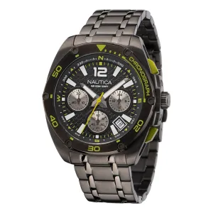 Nautica Men's Tin Can Bay Stainless Steel Chronograph Watch Multi Nautica