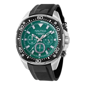 Nautica Nct Blue Sail Chronograph Silicone Watch Nautica Clothing