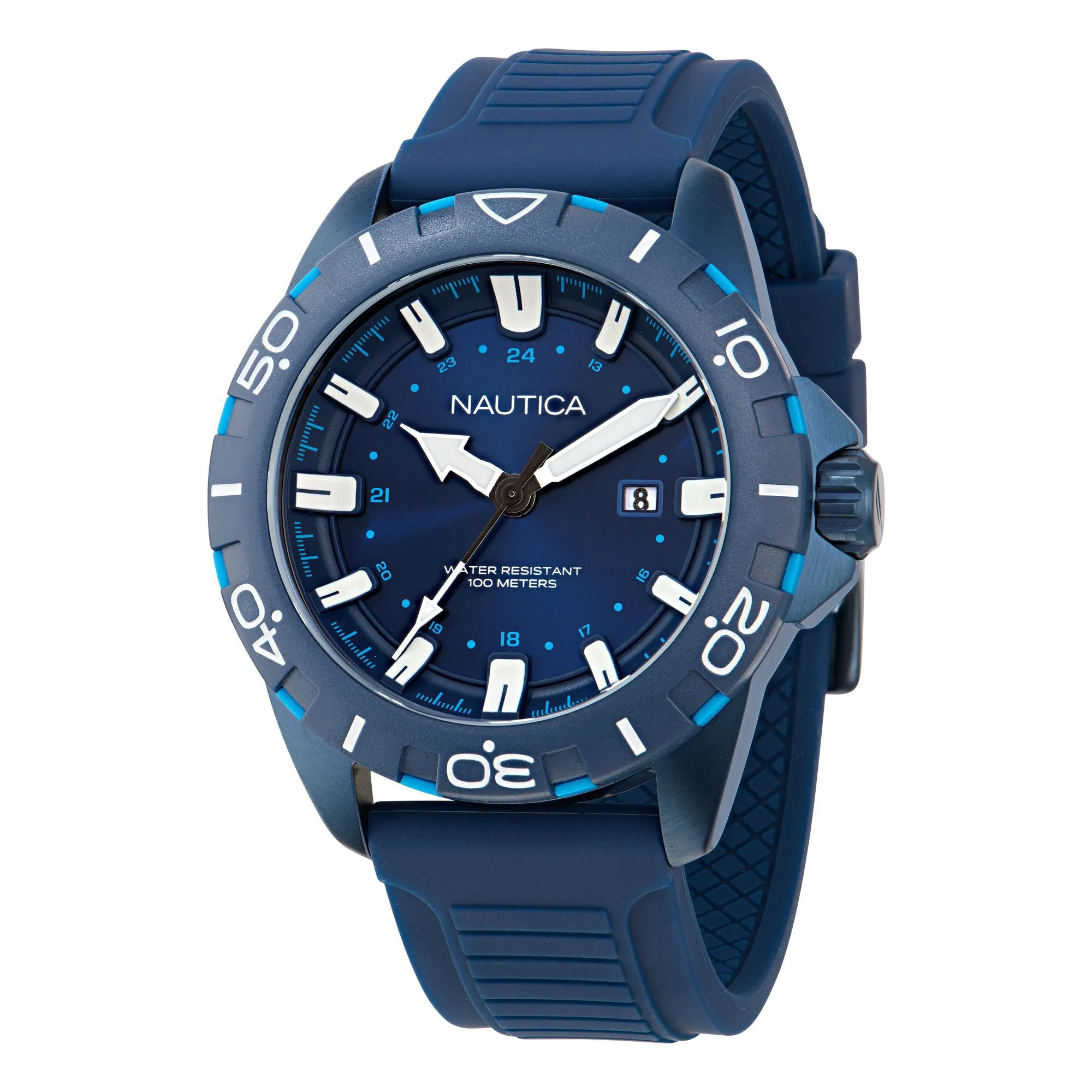 Nautica Nsr Silicone 3-Hand Watch Nautica Clothing