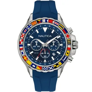 Nautica Nst 1000 Chronograph Sport Watch - Blue Multi Nautica