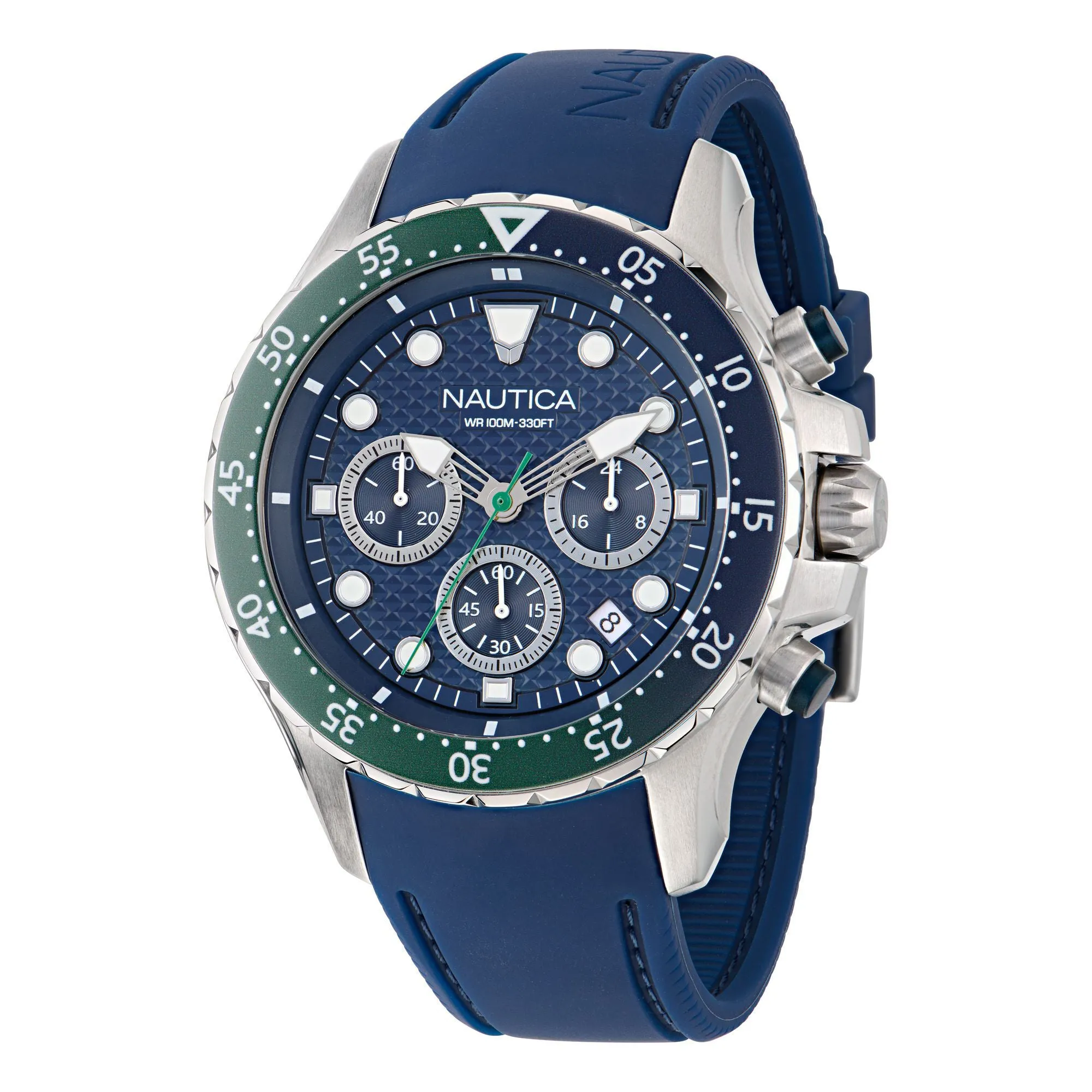 Nautica Nst Chronograph Silicone Watch Nautica Clothing