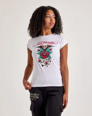 Nautical - themed fashion Ed Hardy Eagle Rose Slim-Fit Tee Denim - based fashion