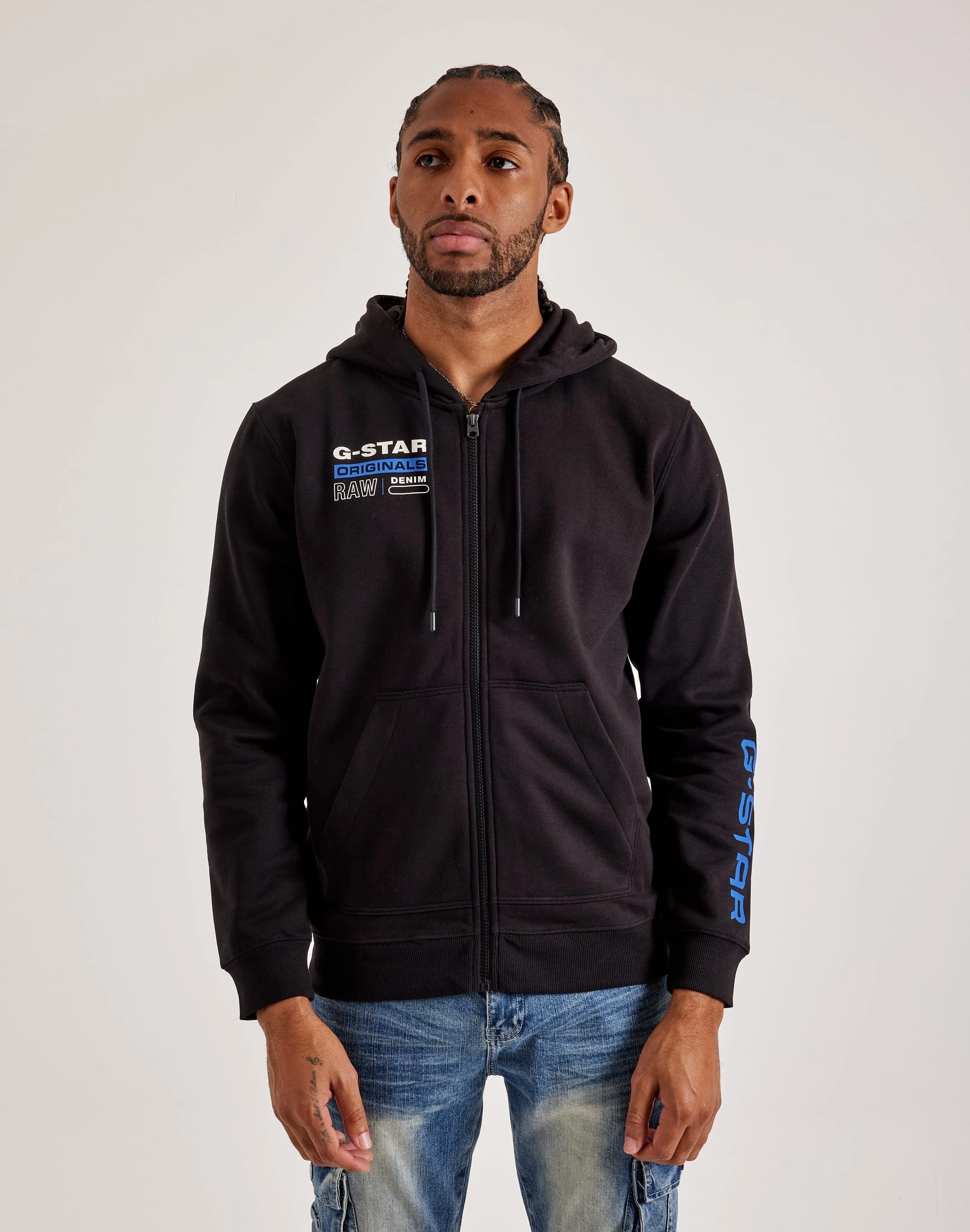 G-Star Originals Full-Zip Hoodie Street fashion Cotton - made fashion