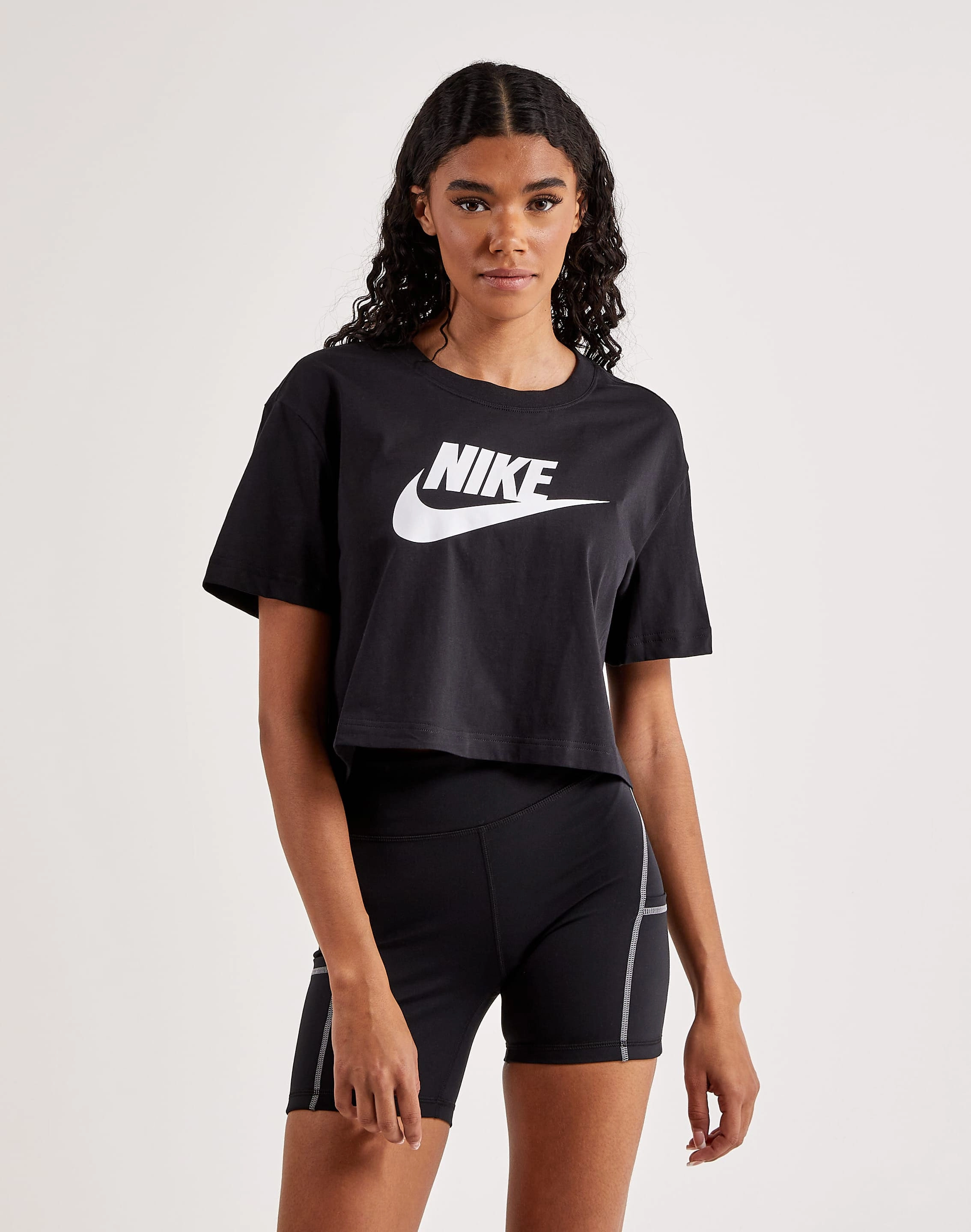 Nautical - themed fashion Nike Essential Cropped Logo Tee Fashion sizes