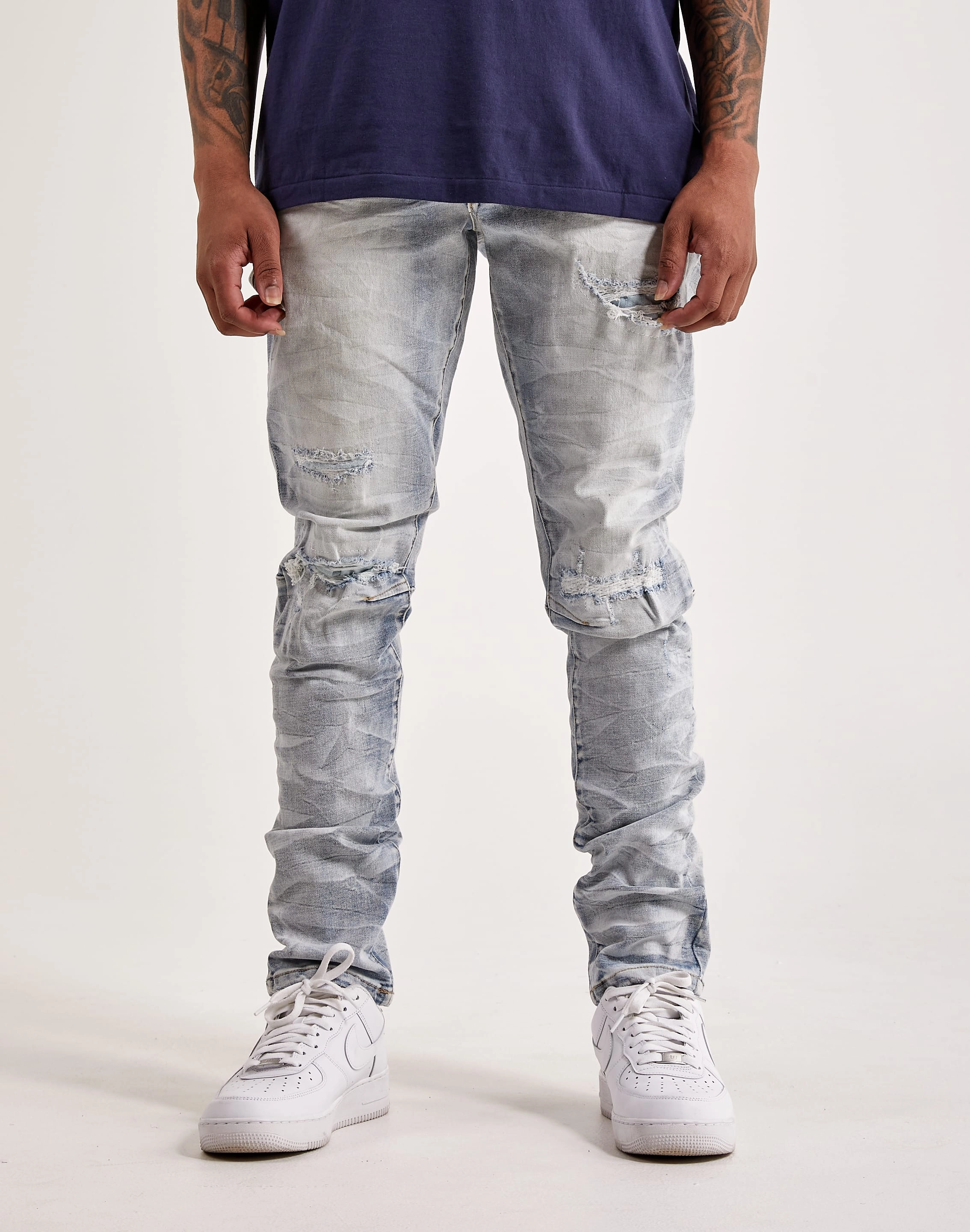 Nautical - themed fashion Smoke Rise  Lightning Basic Slim Tapered Jeans Clothing types