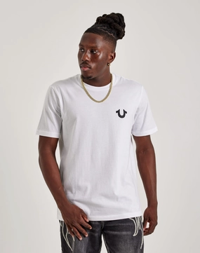 Nautical - themed fashion True Religion Buddha Logo Seal Tee Suede - finished fashion