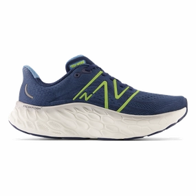 New Balance Fresh Foam X More V4 - Navy - Cosmic Pineapple - Heritage Blue Balanced Beneficial